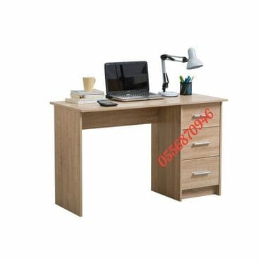 детская парта со стульчиком: Для девочки и мальчика, Новый, Без выдвижных ящиков, Письменный стол, Без стульев — 2