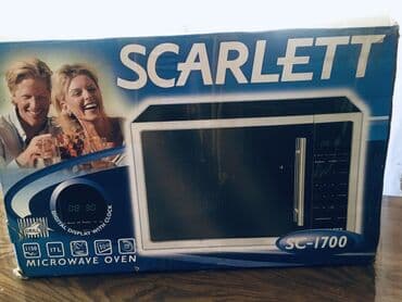 Микроволновки: Микроволновка Scarlett, Отдельностоящая, С микроволнами, цвет - Черный, Новый — 4