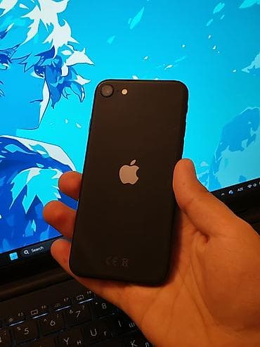 işlənmiş ayfon: IPhone SE 2020, 128 GB, Qara, Barmaq izi — 1