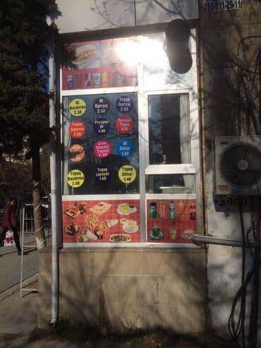 restoran kiraye verilir: Xətai rayonu Əhmədli metrosunun yaxınlığında yol kənarı,sahəsi 9kv/m — 7