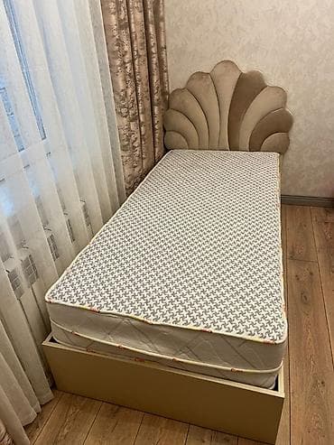 tek kravat: İşlənmiş, Təknəfərlik çarpayı, Matras ilə, Siyirməsiz — 5