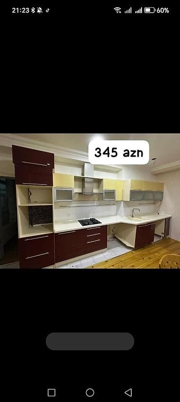 bar mebeli: Metbex mebeli 5 metre üstü tökme mermer qaz asprator moyka kran hamsda — 1