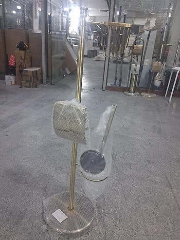 tula: Banyolar üçün çoxfunksiyalı sərbəst dayanan dəst - Mat qızılı rəngli — 1