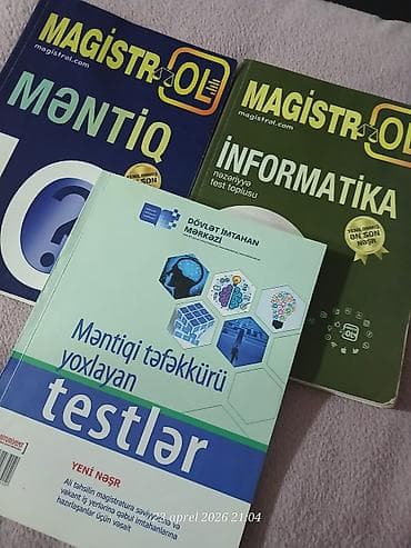 Tədris və imtahan hazırlığı - Mentiq (yenilənmiş nəşr) 3 manat - — 1