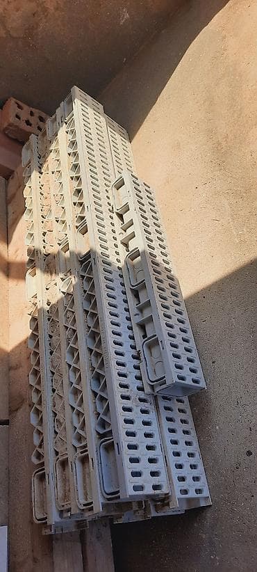 mandallı boru: Plastik yağış-drenaj kanalı seti - Material: yüksək möhkəmliyə malik — 2