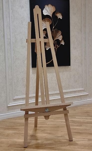 polluq taxta: Təbii ağacdan hazırlanmış klassik döşəməüstü molbert satılır. Həm — 1