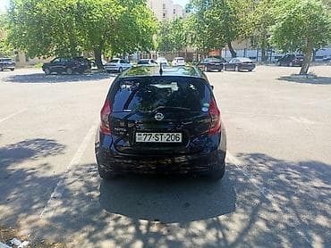 ucuz avto: Nissan Note, qara rəng, 5 qapı, şəhər üçün kompakt və ekanom maşındır — 5