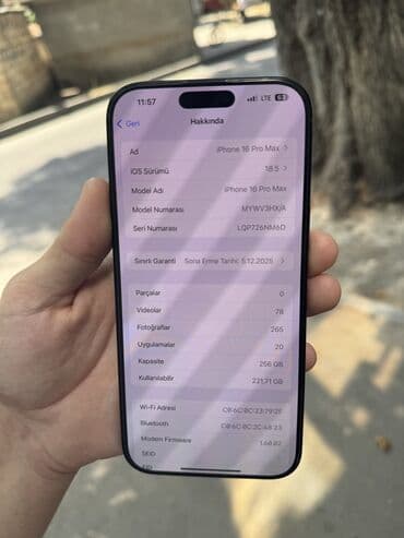 macbook pro baku: IPhone 16 Pro Max, 256 ГБ, Black Titanium, Гарантия, Беспроводная зарядка, Face ID — 6