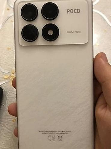 modio m28 5g: Poco F6 Pro, 512 GB, rəng - Ağ, Sensor — 1