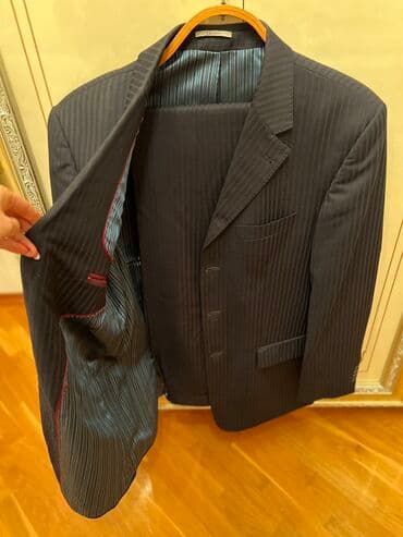 kişi ucun klassik qara kostyum: Kostum 50 — 2