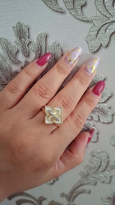 Üzüklər: Ikili klover üzük və zərif yarpaq formalı üzük - Dizayn: İkiqat — 7