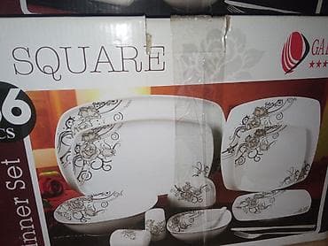 meyve qabl: Nahar dəsti, rəng - Ağ, 6 nəfərlik — 1