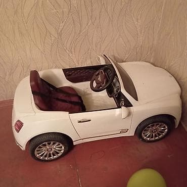 elektro masin: Uşaq üçün elektrikli minik maşını – kabriolet tipli, ağ korpus və — 5