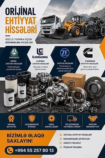 Транспорт: Orijinal ehtiyat hissələri – ağır texnika üçün etibarlı seçim! — 1