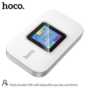 komputer setup: Hoco DQ12 – ekranlı portativ Wi‑Fi (Avropa, Asiya və Afrika üçün) - — 3