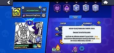 tava: Brawl Stars hesabı – yüksək səviyyəli oyun profili - Kupa yolu: 30 — 2