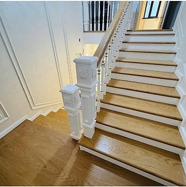 gence taxta: Yeni Pilləkən məhəccəri, Taxta, Pulsuz çatdırılma — 2