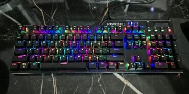 Masaüstü kompüterlər və iş stansiyaları: Hawksbill Scorpion V1 Mexaniki klavyatura. Metal korpus (çəkisi — 2