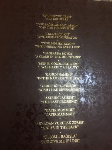 3D panellər: Azərbaycan filmleri 12 disk yuksek səviyyədə yazilmiş lisenziyali — 2