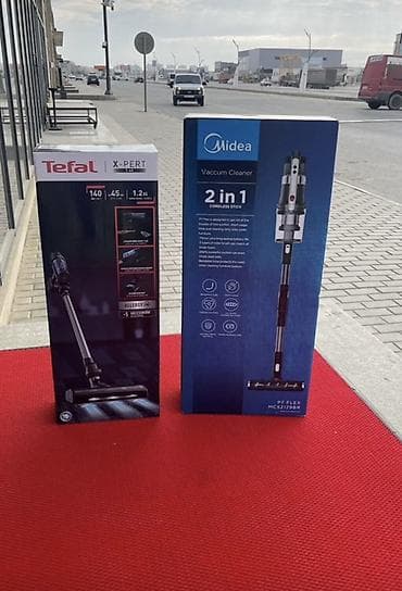 Əl süpürgəsi – simsiz, 2-si 1-də ştanqlı modellər 1) Tefal X-PERT