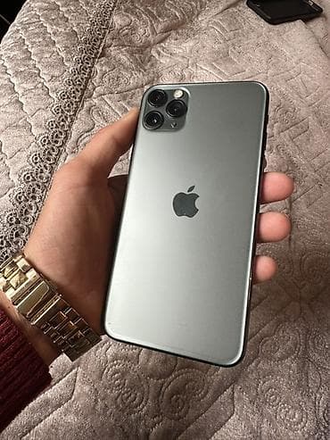 ucuz telefon aksesuarları: IPhone 11 Pro, 64 GB, Matte Midnight Green, Simsiz şarj — 2