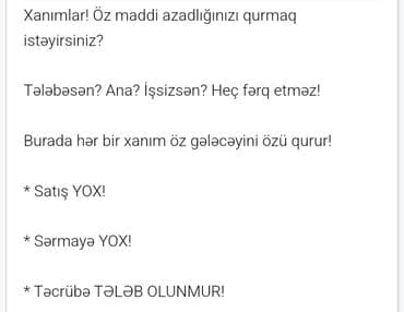 iş elanlari tap az: Маркетолог требуется, Удаленная работа, Любой возраст, Без опыта — 4