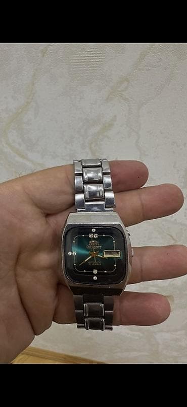 orient saat 1980: Qol saatı, Orient, rəng - Yaşıl — 4