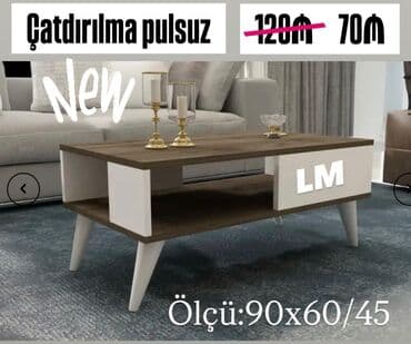 Sifarişlə bağ mebeli: Düz masa, Açılmayan, Təkərsiz, Laminat, Zəmanətsiz, Pulsuz quraşdırılma — 1