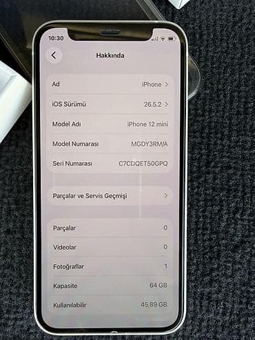 i̇phone 12 ro: IPhone 12 mini, Ağ, Simsiz şarj — 8
