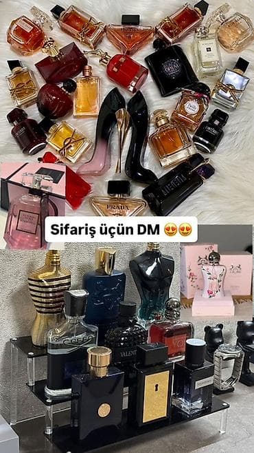 Qadın geyimləri: Lüks brend ətirləri – qadın və kişi kolleksiyası (originalla bire bir — 1