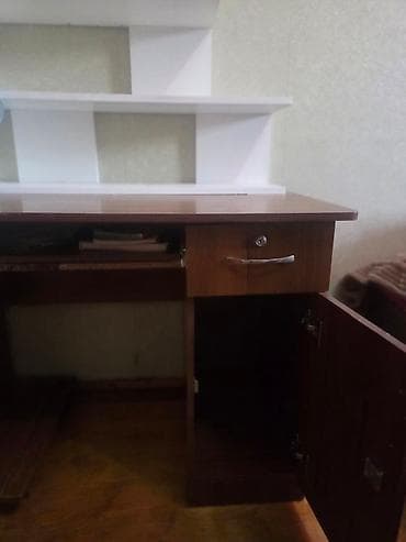 balkon masa: Düz masa, Polkalı, Siyirməli, Sadə laminat — 5