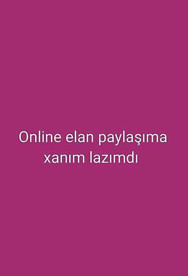 iş eylani: SMM menecer tələb olunur, İstənilən yaş, Təcrübəsiz — 1