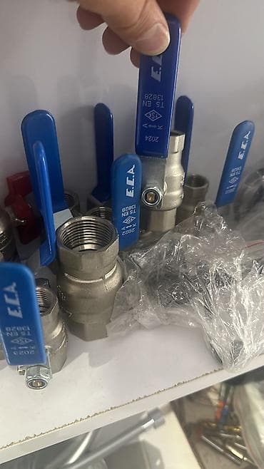 ECA firmasinin su vintilleri. DN 15- DN 20- DN 25. Her bir ECA su