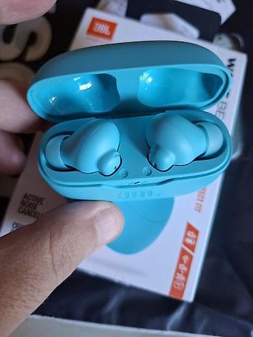 İşlənmiş Simsiz (Bluetooth) Qulaqcıqlar, JBL, rəng - Mavi — 4