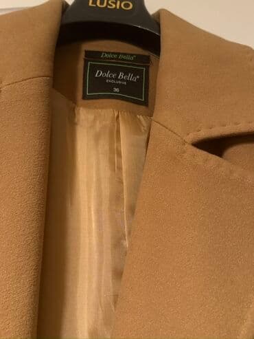 женские дубленки из тосканы: Пальто, S, цвет - Коричневый — 3