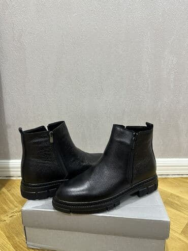 herbi batinka: Qara dəri kişi botları Yenidir. Karqodan bugun goturmushem olcusu — 1