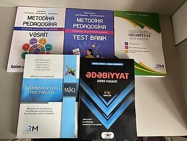 Miq və abituriyent hazırlığı üçün kitablar.Hamısı birlikdə qiyməti