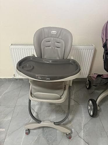 uşaq çantalar: Uşaq yemək stolu və oturacağı – More Kids - Rəng: boz - Yumşaq — 1