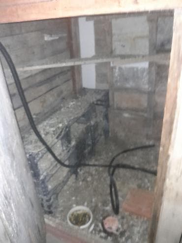 Yuvalar: Taxta konstruksiyalı quş yuvası/kümes bölməsi - Material: qalın taxta — 1