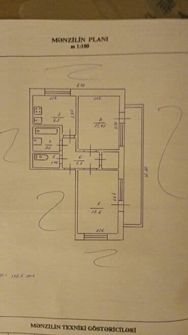 sumqayıtda 1 otaqlı evlərin qiyməti: Bakı, 2 otaqlı, Köhnə tikili, m. Əhmədli, 60 kv. m — 8