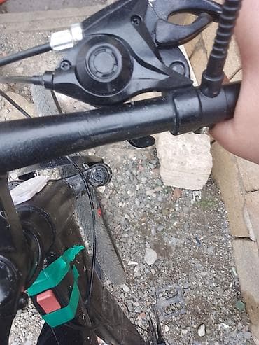 Şəhər tipli elektrikləşdirilmiş velosiped – əl işi modifikasiya -