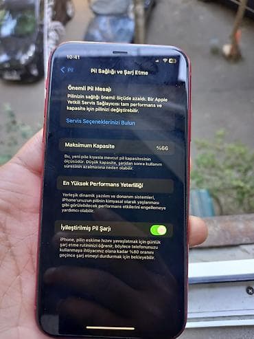 Elektronika: IPhone 11, 128 GB, Qırmızı, Barmaq izi, Face ID — 5