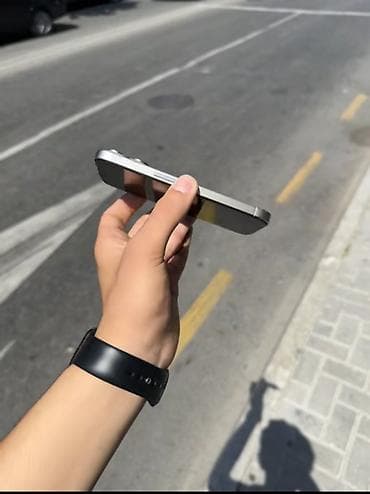 iphone 15 qiymət: IPhone 15 Pro, 256 GB, Natural Titanium, Face ID — 4