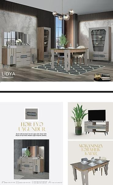 Yeni, Komod, TV altlığı, Servant, Kredit var