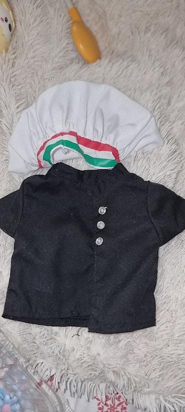 OG (Our Generation) kuklaları üçün aşpaz geyimi dəsti böyük kukla üçün