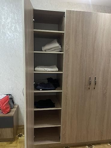 4 qapılı, Qəhvəyi, Açılan, Düz dolab — 5