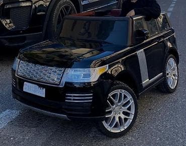 Детский мир: Uşaq üçün elektrikli mini SUV – qara rəngdə, real Range Rover — 4