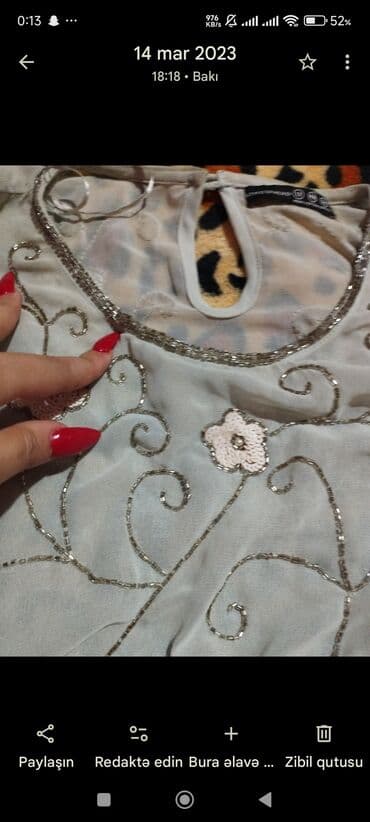 Toy paltarları və aksesuarları: Maksi Ətək, Bershka, Trikotaj, L — 10