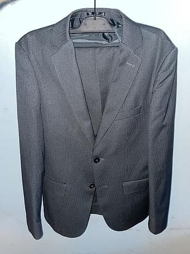 boyuk olcu: Kostyum, Demisezon, 6XL, rəng - Boz — 1