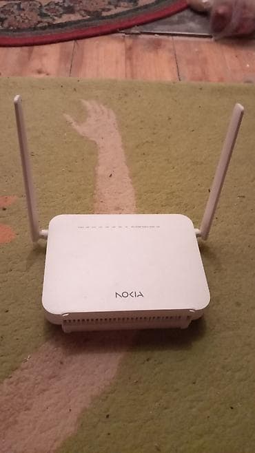 Nokia simsiz Wi‑Fi router - Rəng: ağ unvan bine sovxoz ela veziyyetde